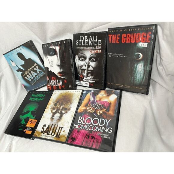 Horror Movie Lot 7 Movies on DVD All Clean Discs Work Great! - Picture 1 of 2
